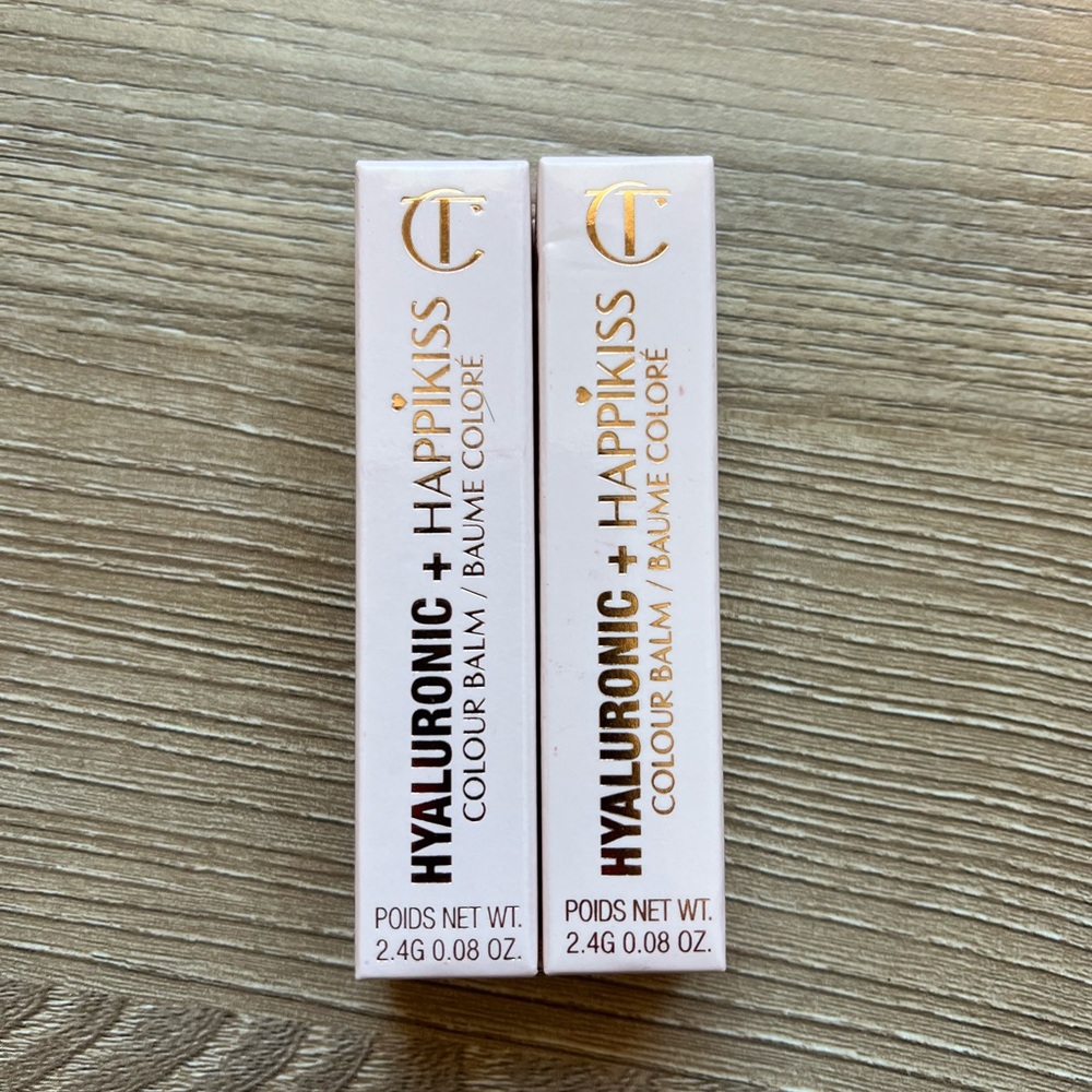 Set of 2 Charlotte tilbury hyaluronic happiberry colour balm